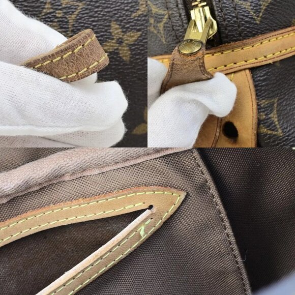 LOUIS VUITTON Montorgueil PM Shoulder Bag Monogram Leather Brown - Picture 14 of 16